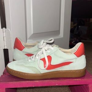 Dolce Vita Mint and Red Sneakers